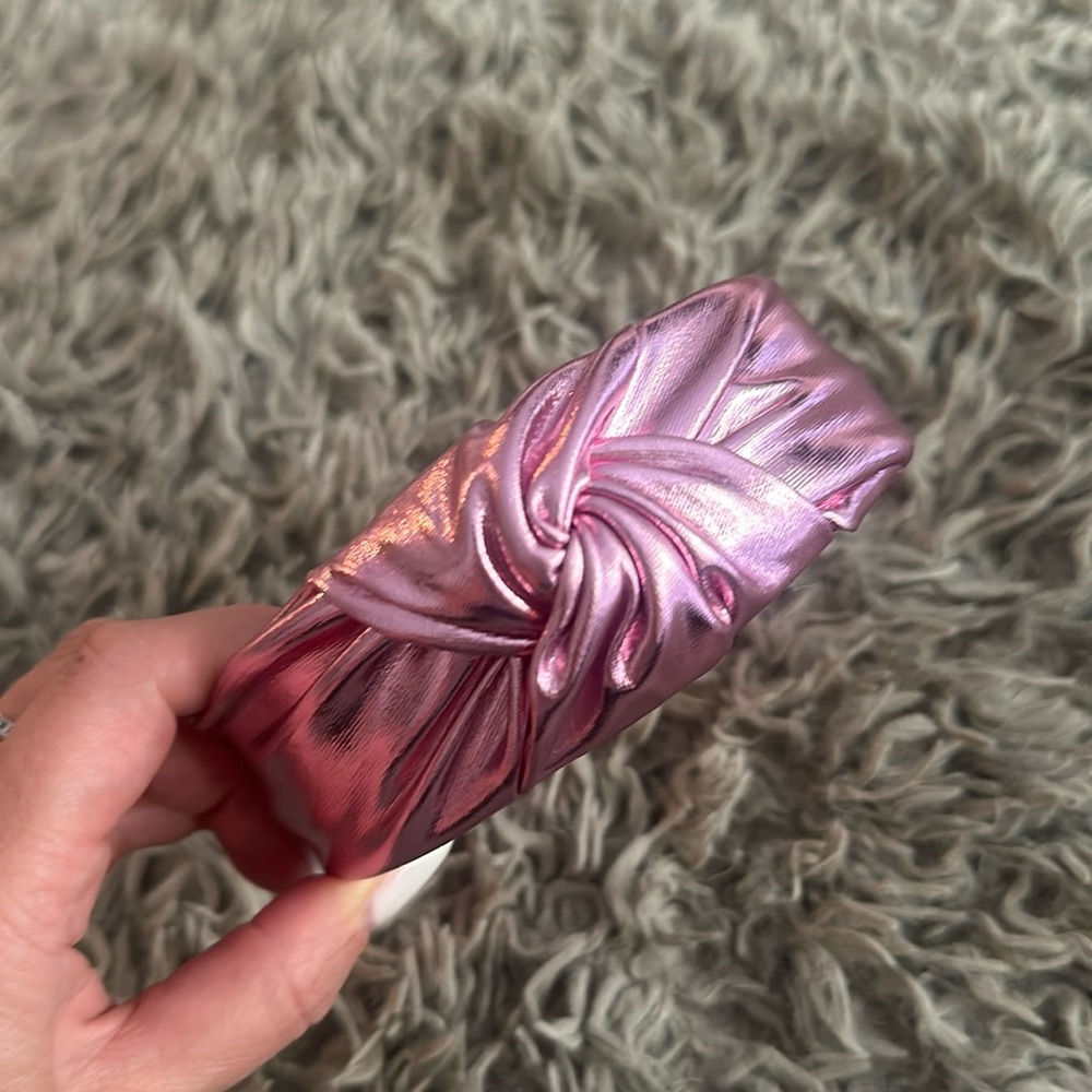 Pink knotted headband